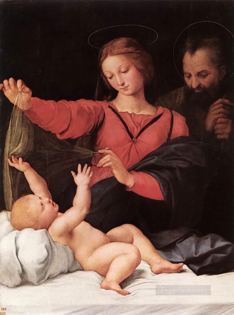 Madonna of Loreto Madonna del Velo Renaissance master Raphael Oil Paintings